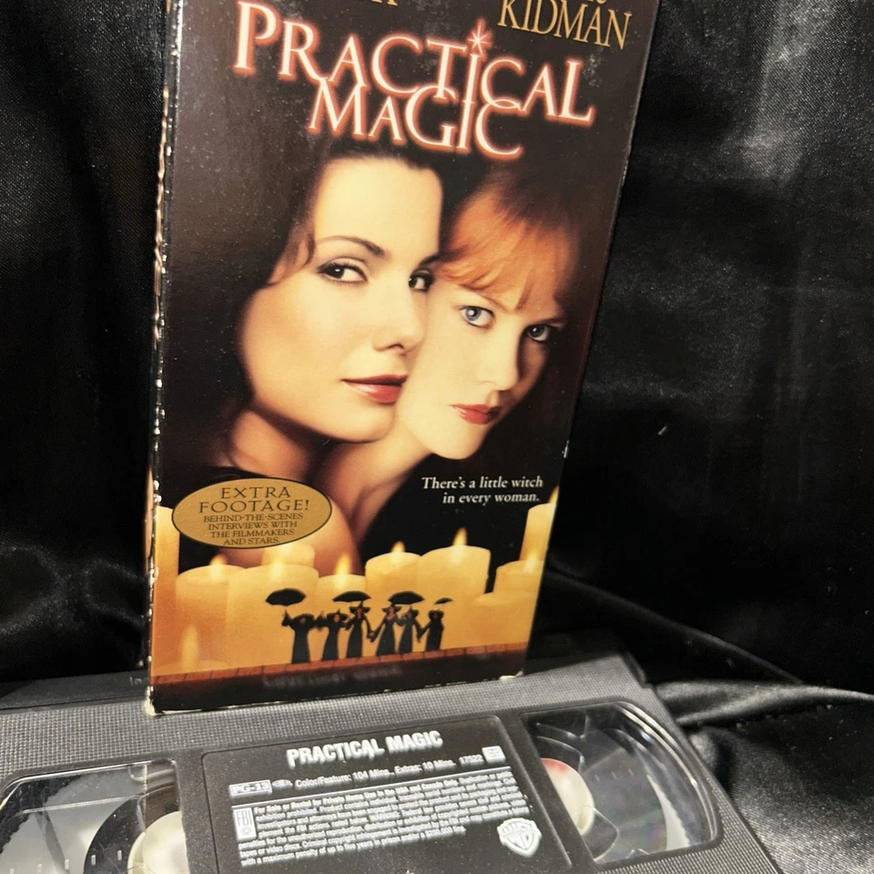 Practical Magic 1999 VHS Sandra Bullock Nicole Kidman Warner Brothers - Image 1 of 4