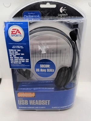 Logitech USB Headset Mic for PLAYSTATION 2 EA Sports BRAND NEW - Image 1 of 2