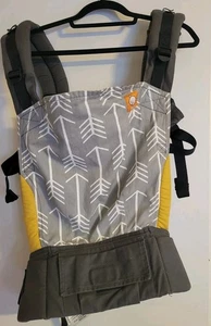Tula Baby Carrier Standard Gray Arrow Print Ergonomic Adjustable Infant - Picture 1 of 8