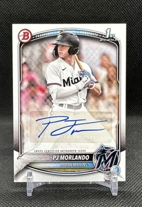 2025 Bowman PJ Morlando Prospect Auto Autograph 1st Bowman BPA-PM - Bild 1 von 2