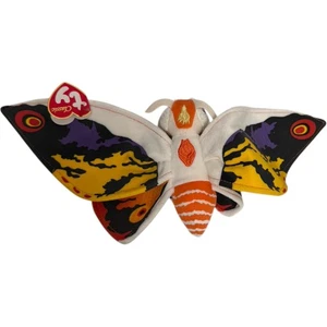 Ty Classic Plush MOTHRA Japan Exclusive Tag Godzilla Character 2001 Rare - Picture 1 of 11