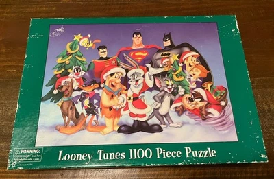Rare 1997 WB/HANNA BARBERA Looney Tunes 1100 PIECE JIGSAW PUZZLE! New Open Box! - Image 1 of 4