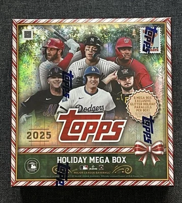 2025 Topps Holiday Mega Box 🔥 New Sealed Ready To Ship Before Christmas 🎄 - Image 1 of 4