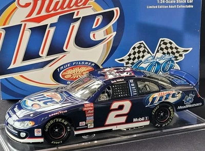 Rusty Wallace 2003 firmado #2 Miller Lite/600 arranca acción 1:24 NASCAR diecast Foto 1 de 4