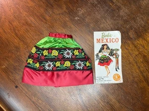 Barbie vintage #820 Barbie in Messico opuscolo e gonna da viaggio 1964 - Foto 1 di 6