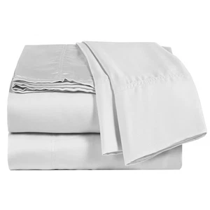 Viscose Sheet Set - King Size, 100% Rayon Made from Bamboo, 4 Piece Set with ... - Picture 1 of 8