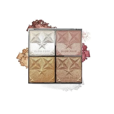 K.Y.L.Plus Glow Face Highlighter Palette | 4-in-1 Shimmer Blusher & Highlighter  - Image 1 of 4