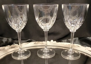 3 RCR Royal Crystal Berg MAGNOLIA Swag Schliff Feinkristall Weinkelche Gläser Set - Bild 1 von 8