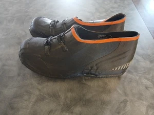 Itasca 5" 2Buckle Boot Overshoe Black Rubber size 13 - Picture 1 of 5