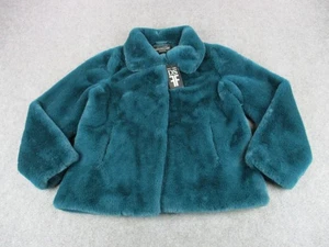 Donna Salyers Fabulous Furs Jacket Womens Small Faux Fur Plush Short Coat New - Picture 1 of 12
