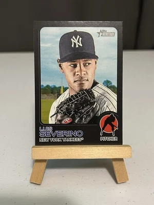 Topps Heritage #177 2022 Luis Severino Black Border/50 Yankees de Nueva York Foto 1 de 2