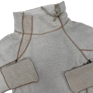 Prana Lucia Wollmischung Strickpullover Pullover Gr. Large Langarm Stehkragen - Bild 1 von 6