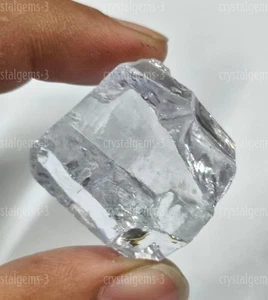 312 Ct White Zircon Rough Uncut Shape for Loose Gemstone - Picture 1 of 5