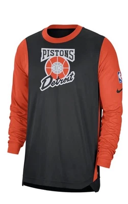 {L} Camiseta de tiro previo al juego Nike de los Detroit Pistons 2024/25 City Edition Bad Boys Foto 1 de 4