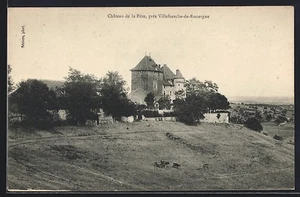 CPA Villefranche-de-Rouergue, Château de la Pèze - Picture 1 of 2