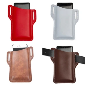 Leather Wallet Cover Pouch Case Men Loop Waist Holster Cell Phone Belt - Picture 1 of 22