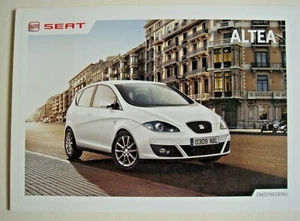 Seat . Altea . Seat Altea . September 2012 Sales Brochure - Picture 1 of 1