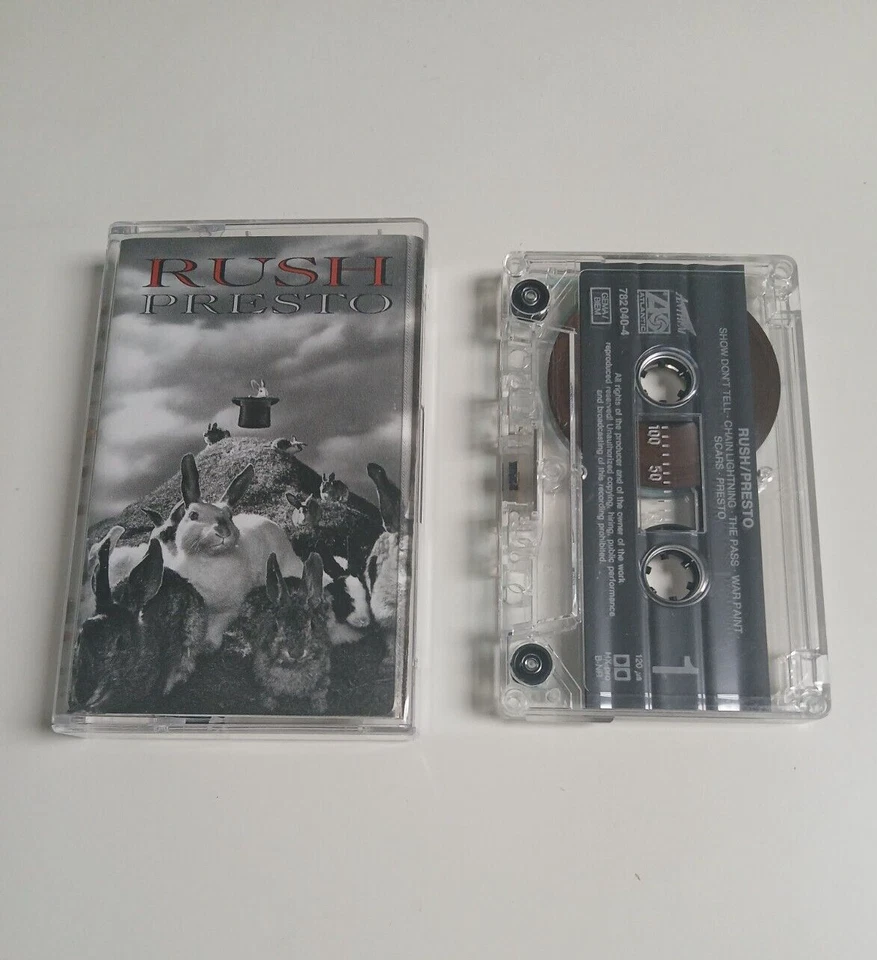 RUSH PRESTO CASSETTE TAPE ATLANTIC 1989 - Image 1 of 1