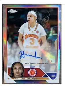 2023 Topps Chrome McDonald's All American Auto Hannah Hidalgo Auto RC Notre Dame - Bild 1 von 2