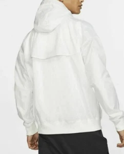 Nike Sportswear Giacca Giovanile CU9291-121 Bianca Nuova con etichette Giacca Windrunner Gioventù LG - Foto 1 di 9