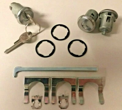 NEW 1967 Camaro Door & Trunk Lock set w/ Original GM Keys- *TYPE 2 TRUNK* - Image 1 of 4