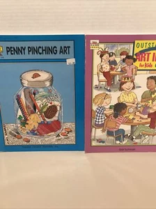 (Lot of 2) Outstanding Art Ideas for Kids Grades 4-6 & Penny Pitching Art  - Picture 1 of 6