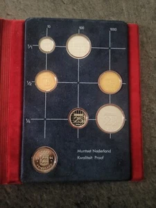 COFFRET BE PROOF 1994 PAYS BAS / NEDERLAND UNC CENTS & GULDEN SET - Picture 1 of 4