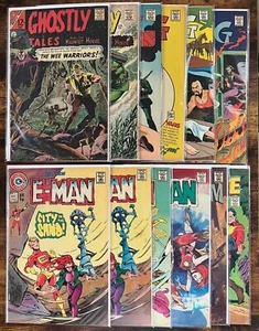 Charlton Comics Konvolut 12 Silber & Bronzezeit Geistergeschichten, E-Man, Yang - Bild 1 von 4