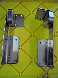 HEAVY DUTY STAINLESS STEEL 5 POSITION LOCKING HINGES HATCH DOOR BOAT RV - Bild 1 von 4