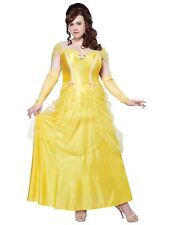 Classic Beauty And The Beast Belle Princess Womens Costume Plus