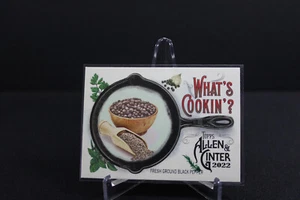 2022 Topps Allen & Ginter WHAT'S COOKIN'? FRESH GROUND BLACK PEPPER #WC-8 - Picture 1 of 1