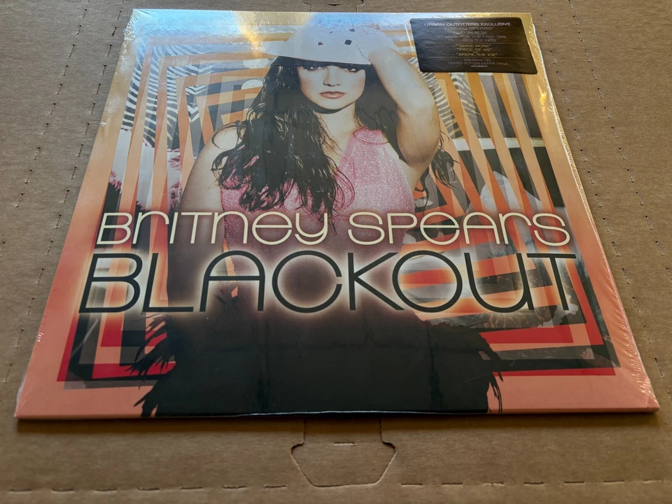 NEW SEALED Britney Spears - Blackout CLEAR Vinyl LP x/5,000 - Imagem 1 de 1