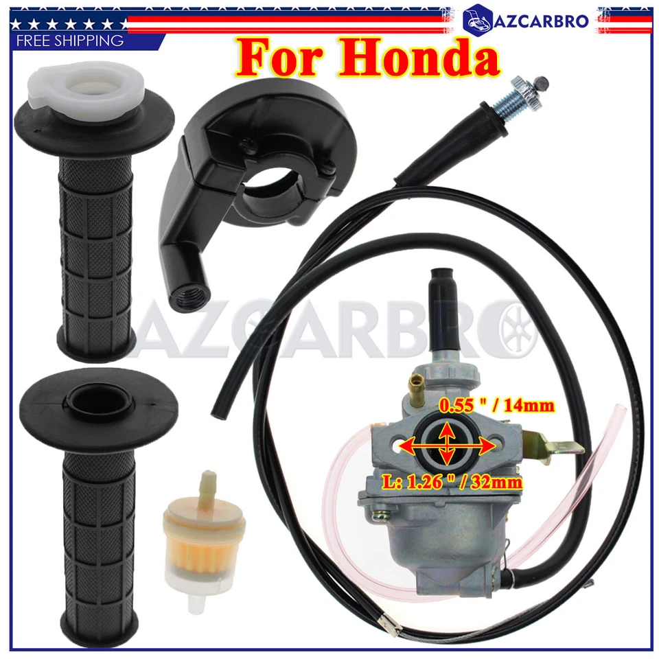 Juego de cables de carburador y acelerador y filtro de combustible nuevos de 7/8" para Honda Z50R 1979-1999 Foto 1 de 4