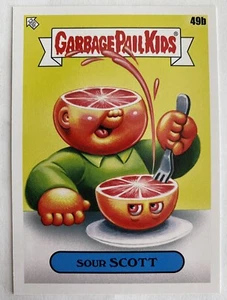 2021 Topps Garbage Pail Kids Food Fight GPK Sour Scott #49b - Picture 1 of 2