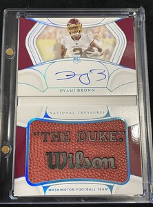 2021 Dyami Brown National Treasures "The Duke" 10/10 SSP Auto Jumbo Booklet