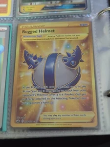 Pokémon TCG Rugged Helmet Chilling Reign 228/198 Holo Secret Rare - Picture 1 of 1