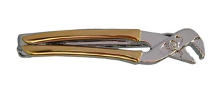 Krawattennadel Zange bicolor glänzend ca. 5,2 cm + Geschenkbox NM0206 - Bild 1 von 5