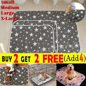 Washable Large Pet Pee Pads.Mats Puppy.Training.Pad Toilet Wee Cat|Dog.Supplies - Picture 1 of 13
