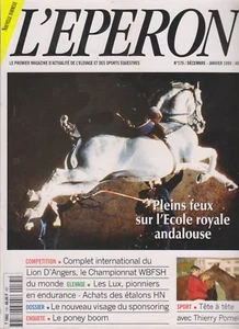 L EPERON N° 175 ECOLE ROYALE ANDALOUSE / ELEVAGE DES LUX / T POMEL / SPONSORING - Picture 1 of 1