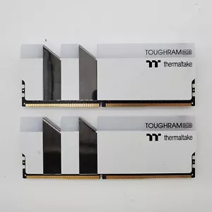 Thermaltake TOUGHRAM RGB White DDR4 3600MHz 16GB (8GBx2) 16.8 Million Color RGB - Picture 1 of 2