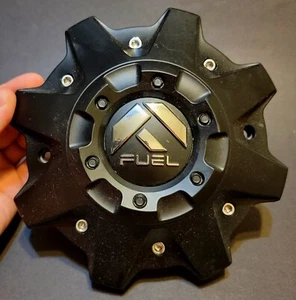 Fuel Offroad Wheels Matte Black M-447 Center Cap w M-698 Cap & M-701 1/2" Add On - Picture 1 of 7