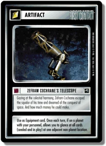 Zefram Cochrane's Telescope - First Contact - Star Trek CCG 1E - Photo 1/6