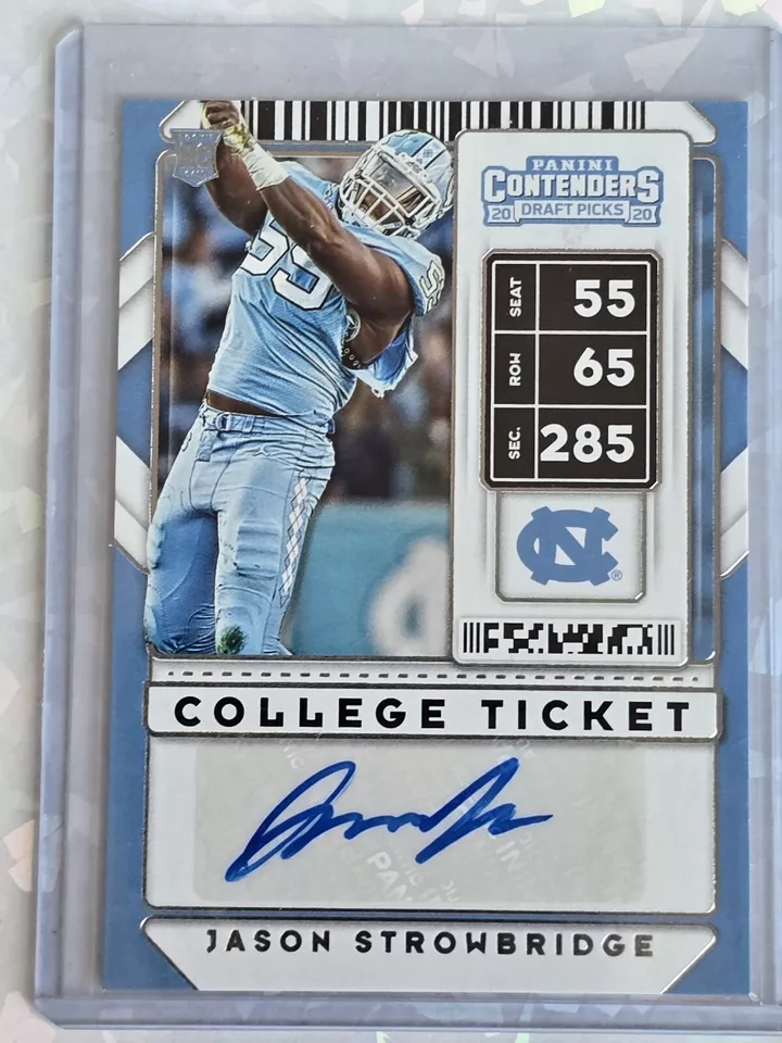 2020 Panini Contenders Draft Picks - College Ticket Autographs #286 Jason... - Image 1 of 2