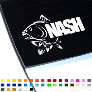 Nash Carp Fishing Hunter Decal Sticker For Car Van Window Bumper Caravan Bait - Picture 1 of 2