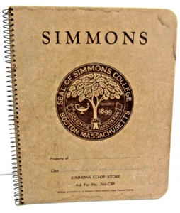 1940's Rare Book Simmons Collage Co-Op Store Art Book - Some Art Inside Z2 - Imagen 1 de 14