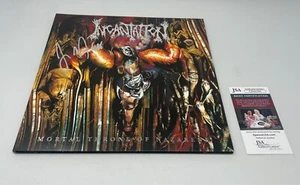 John McEntee signed Incantation Mortal Throne of Nazarene Album JSA COA - Picture 1 of 3
