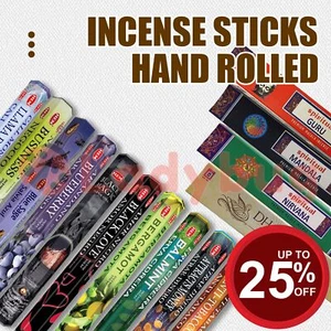 Incense Sticks HEM Hexagon | ULLAS Masala Scents Meditation Aroma Fragranc - Picture 1 of 68
