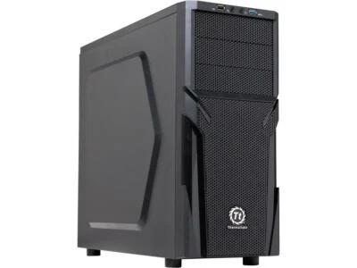 Thermaltake Versa H21 Mid Tower Computer Case with USB 3.0 and All-Black Interio - Image 1 of 4