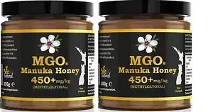 Monoflora Manuka echtem Glas - Manukahonig MGO 450+ 500g Neuseeland Echtglas 400 - Bild 1 von 1