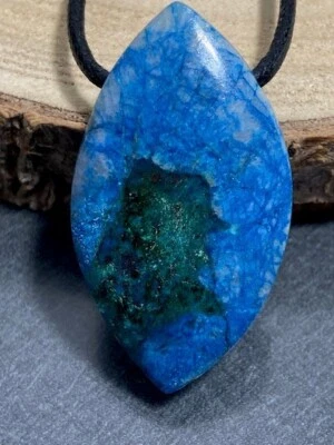 Shattuckit Anhänger gebohrt mit Band Freeform Edelstein Schmuck - Bild 1 von 4